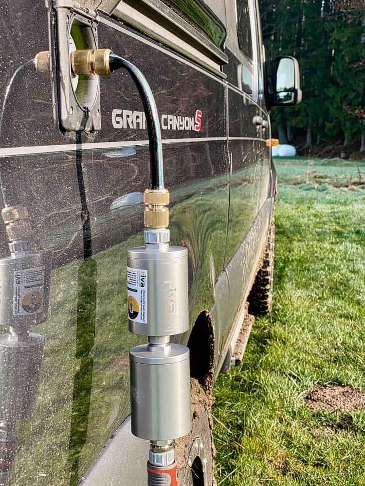 Trinkwasser-Filtergerät für Wohnmobile und Boote