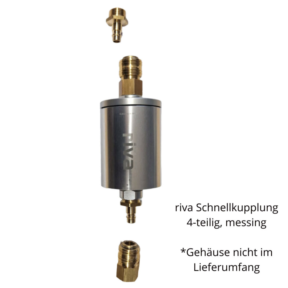 riva Schnellkupplung für Wasserfilter 4-teilig