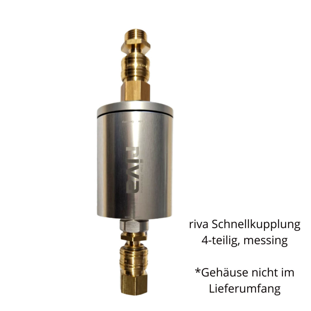 riva Schnellkupplung für Wasserfilter 4-teilig