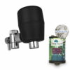 rivaALVA-S Jova EM Wasserfilter für den Wasserhahn mit Blockaktivkohle, EM-Keramik und HighTech-Membran (Viren- und Bakterienfilter)