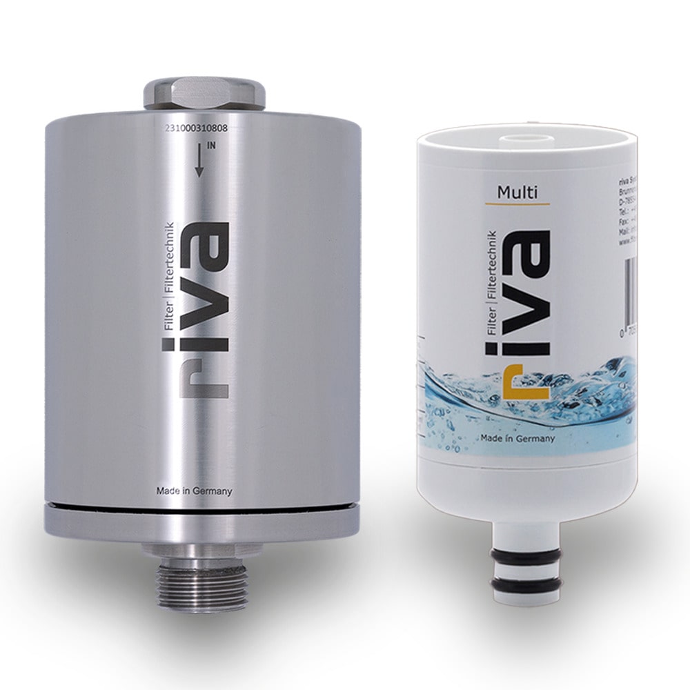 Der laborzertifizierte Bakterien- und Legionellenfilter riva Multi