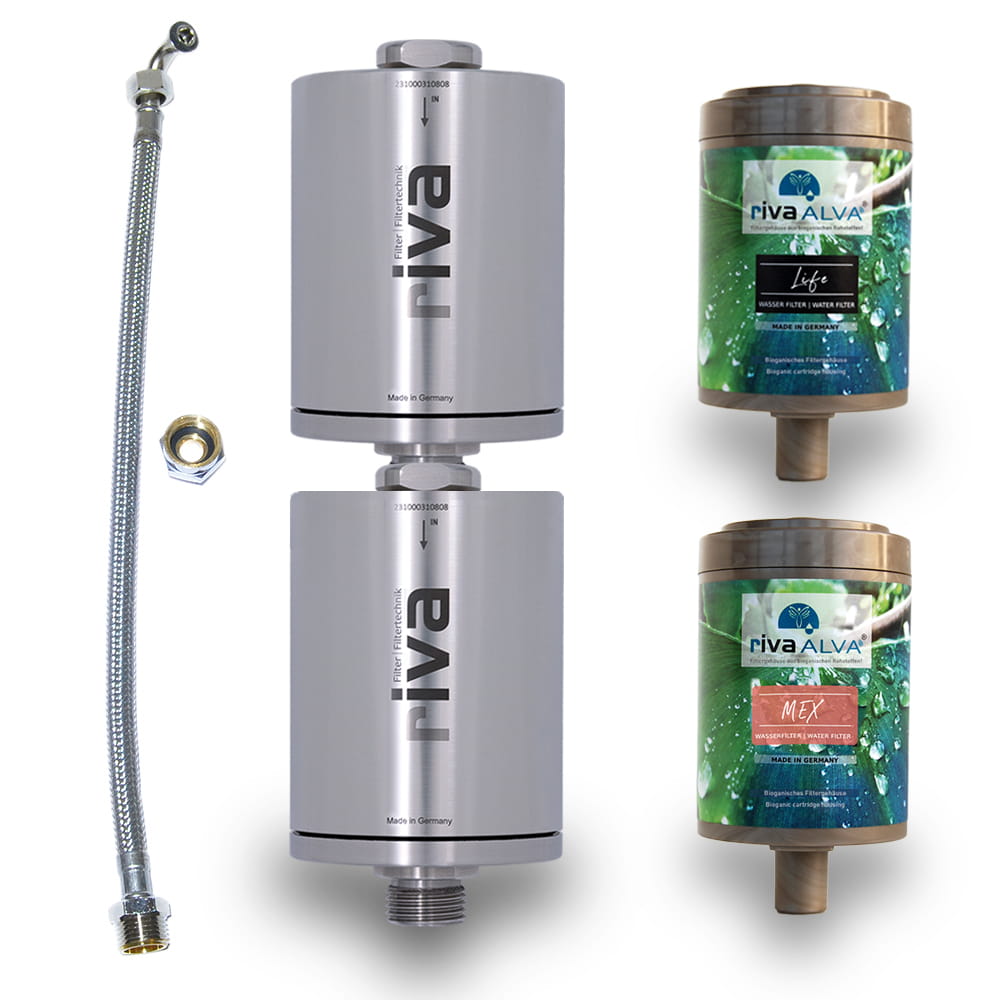 rivaALVA MEXLife EM Kombifilter | PFAS und Nanoplastikfilter + Blockaktivkohlefilter