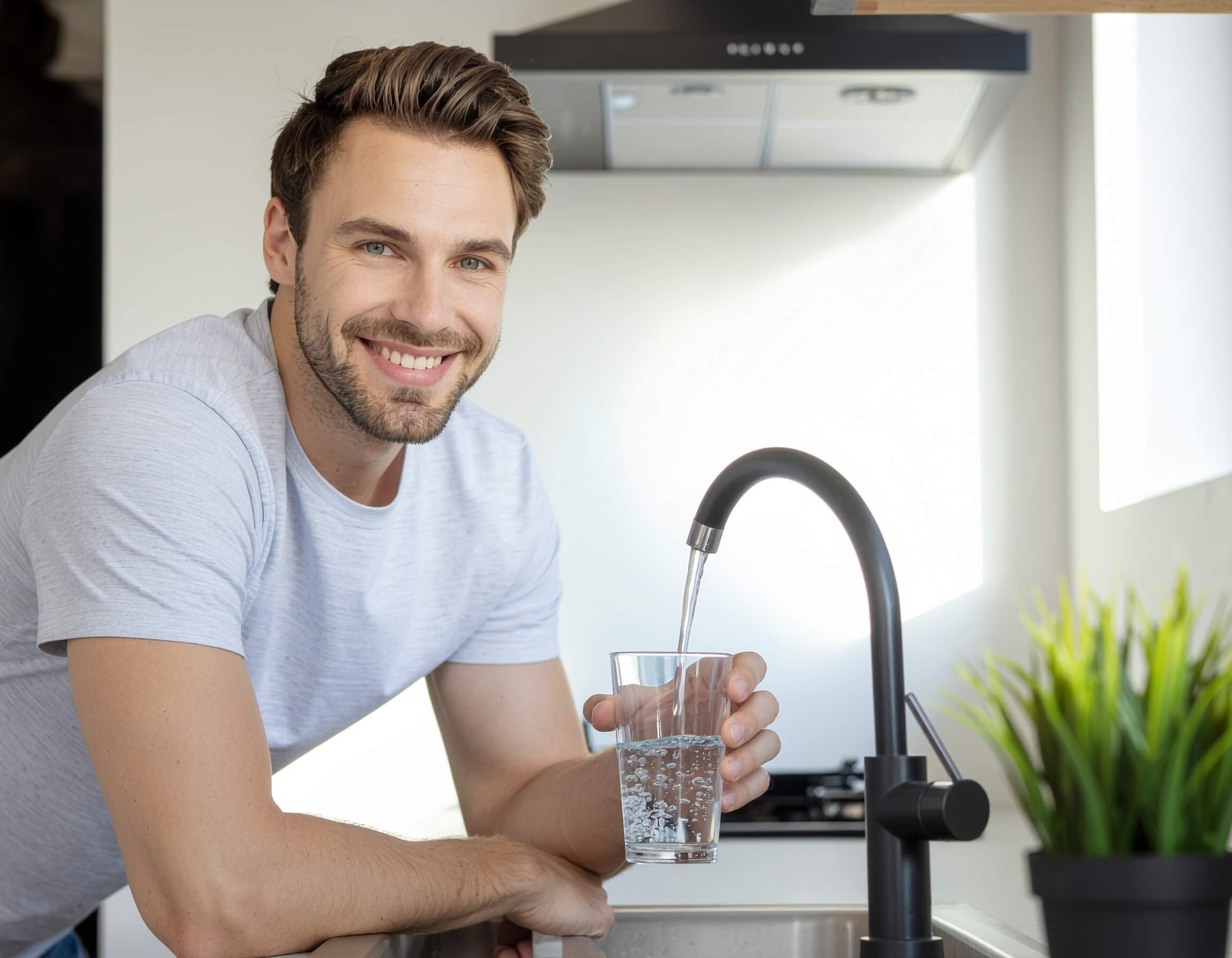 riva Wasserfilter Untertisch Wasserhahn Küchenspüle