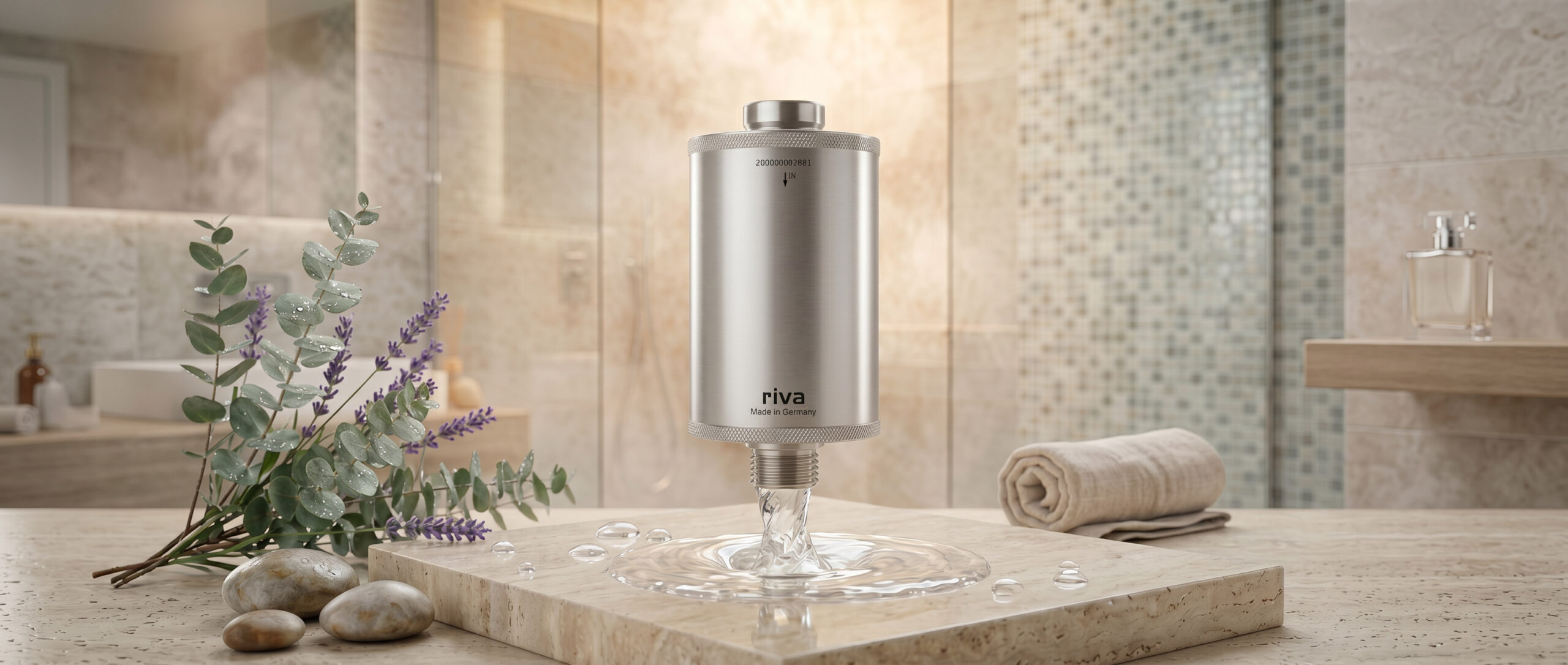 riva duschfilter slim gesünder duschen