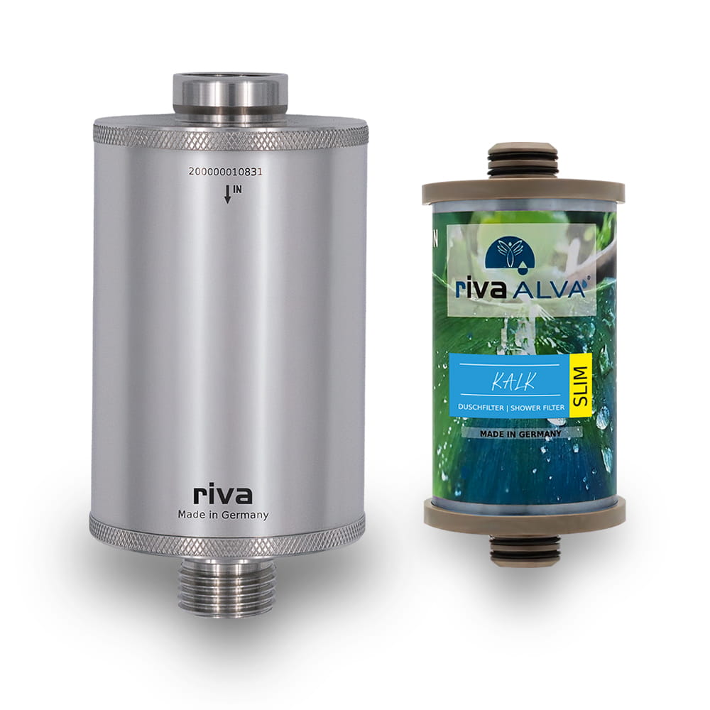 rivaALVA Kalk SLIM Duschfilter | Kalkschutz