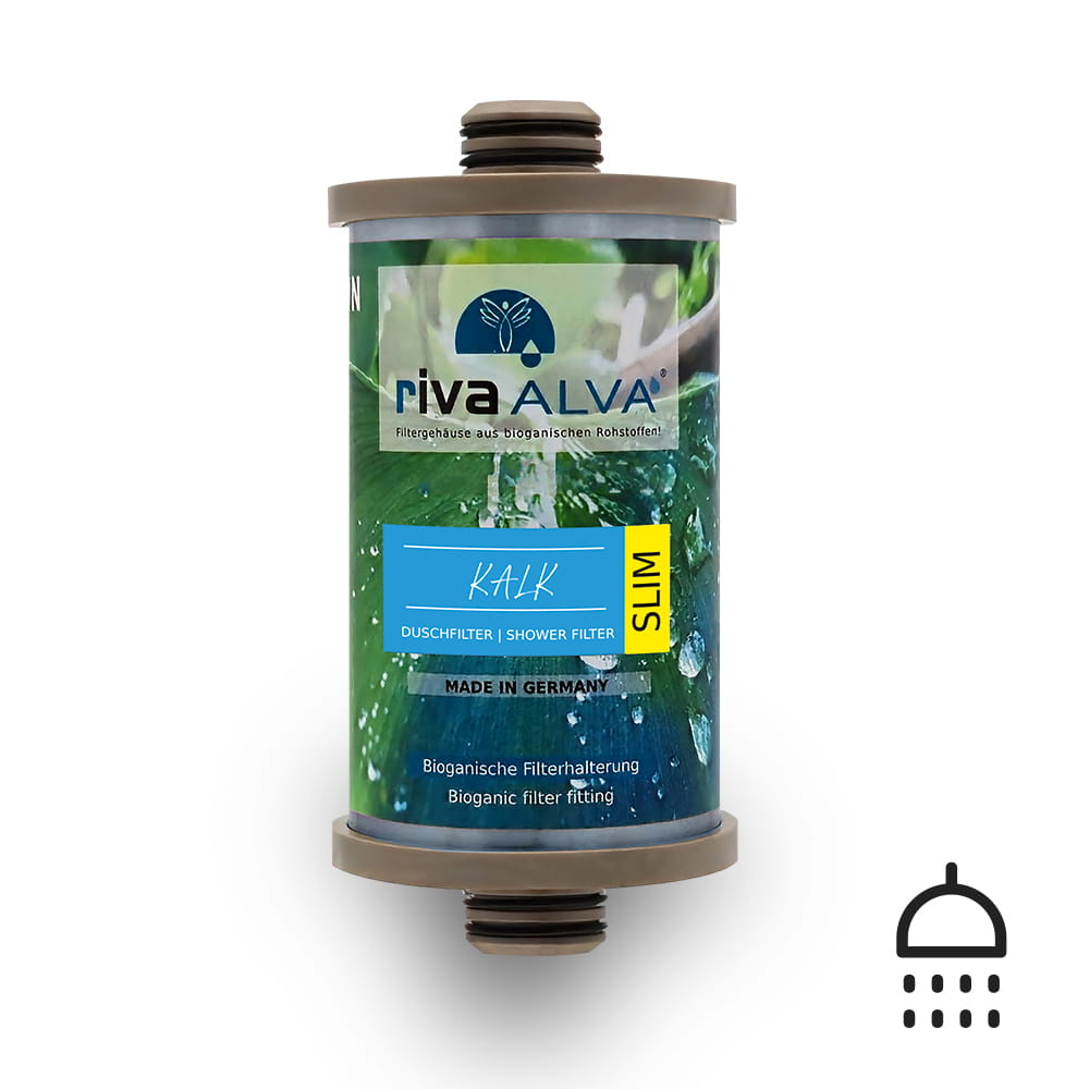 rivaALVA rivaALVA Kalk Slim Duschfilter | Ersatzkartusche - Einzeln