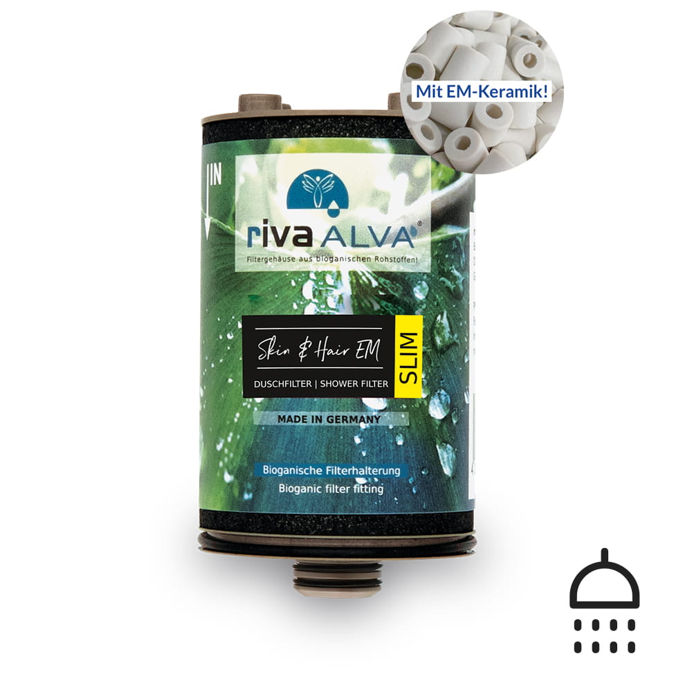 rivaALVA Skin & Hair Slim EM Duschfilter | Ersatzkartusche