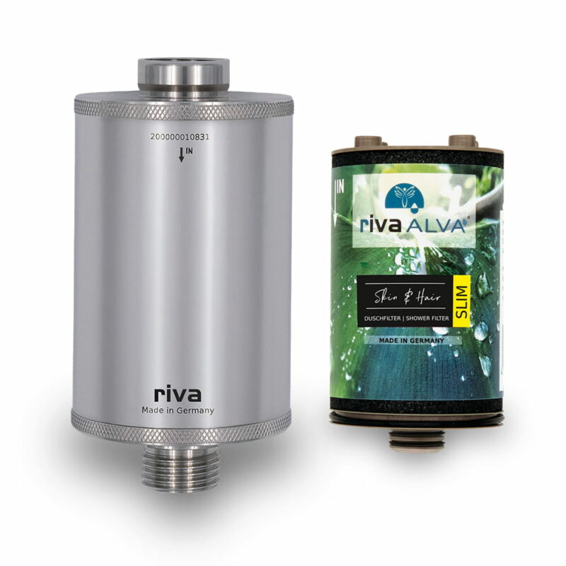 Riva Duschfilter Skin & Hair aus Edelstahl